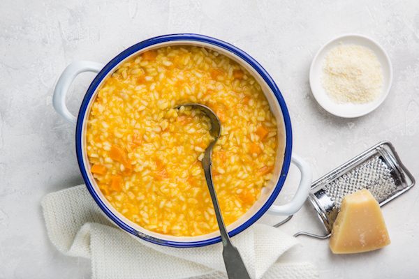 risotto zucca e salsiccia