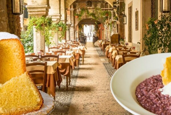 Via Sottoriva e piatti tipici di Verona